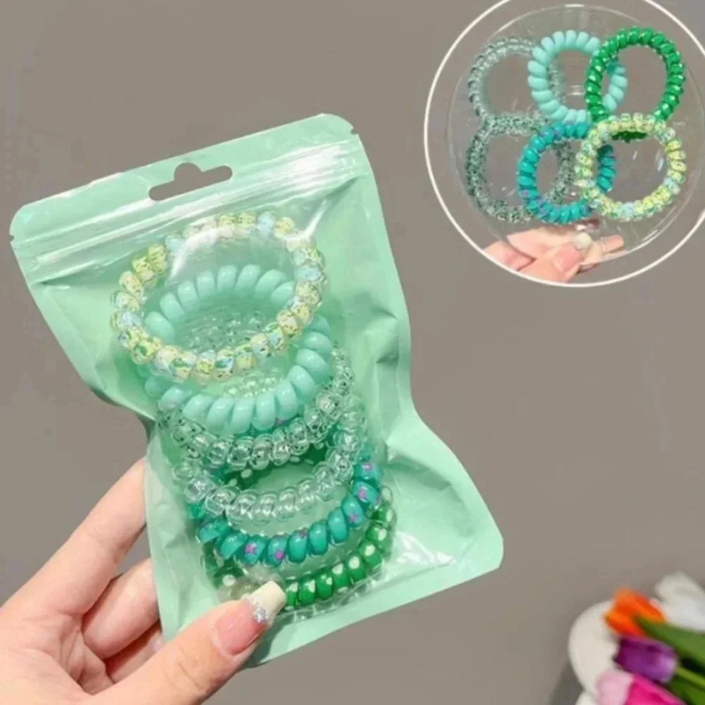 12 Spiral Hair Scrunchie | non damage hair tie